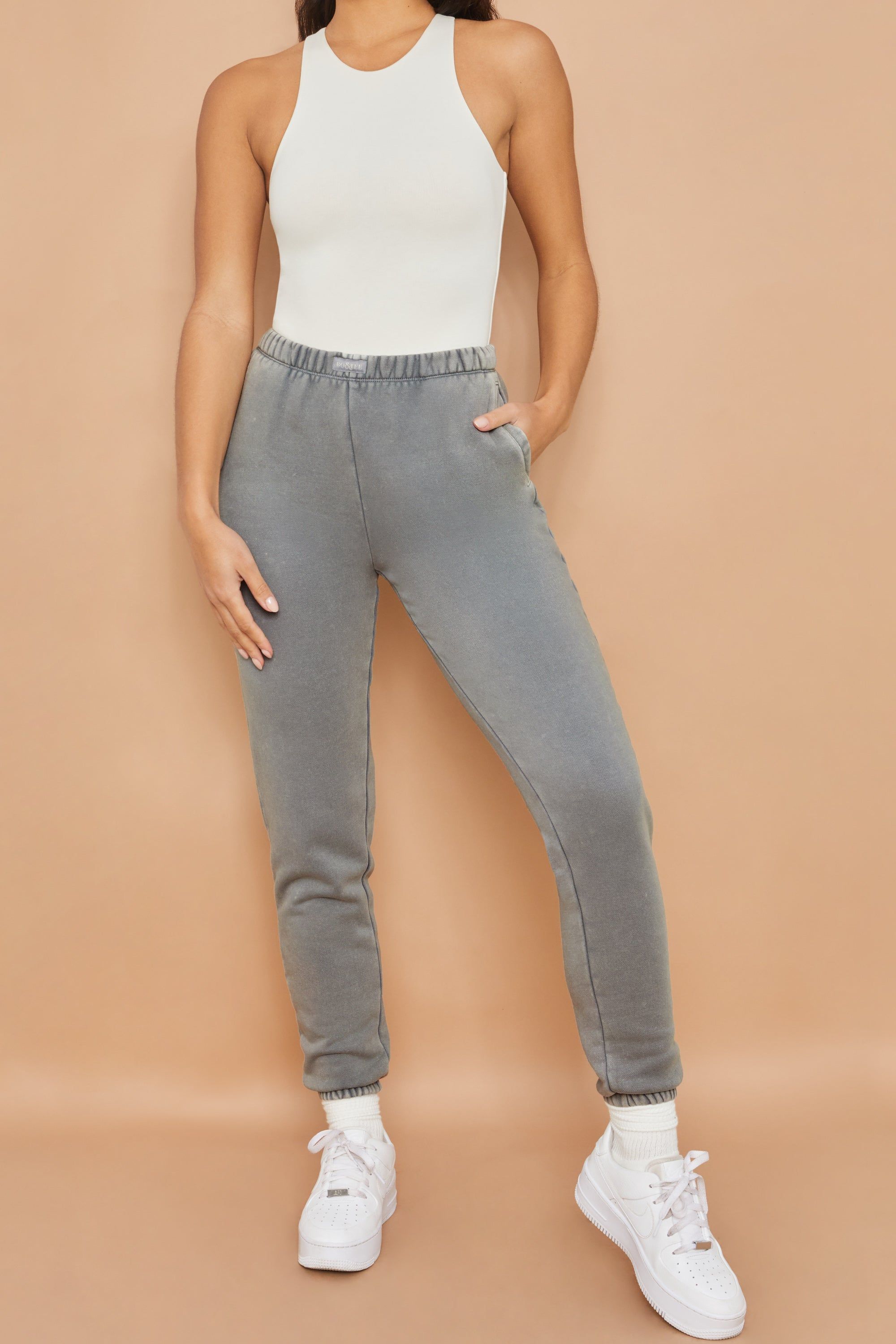 Home Run Tall - Joggers in Grey sold by Bo + Tee