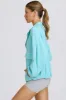 Oversized Track Jacket in Aqua sold by Bo + Tee