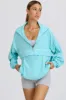 Oversized Track Jacket in Aqua sold by Bo + Tee