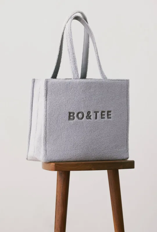 Bliss - Fleece Tote Bag in Fog sold by Bo + Tee