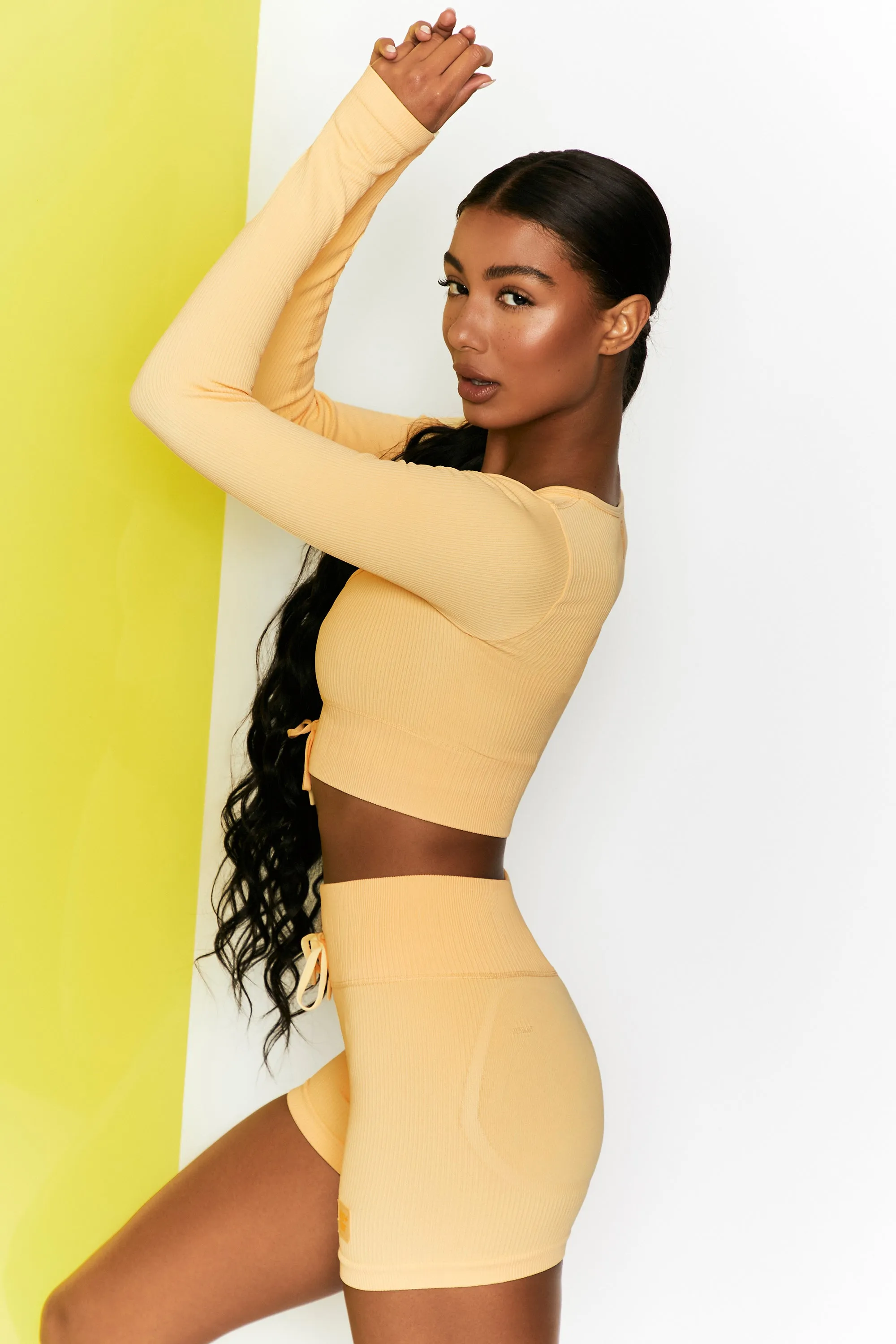 Time Check - Crop Top in Yellow sold by Bo + Tee product image thumbnail 2