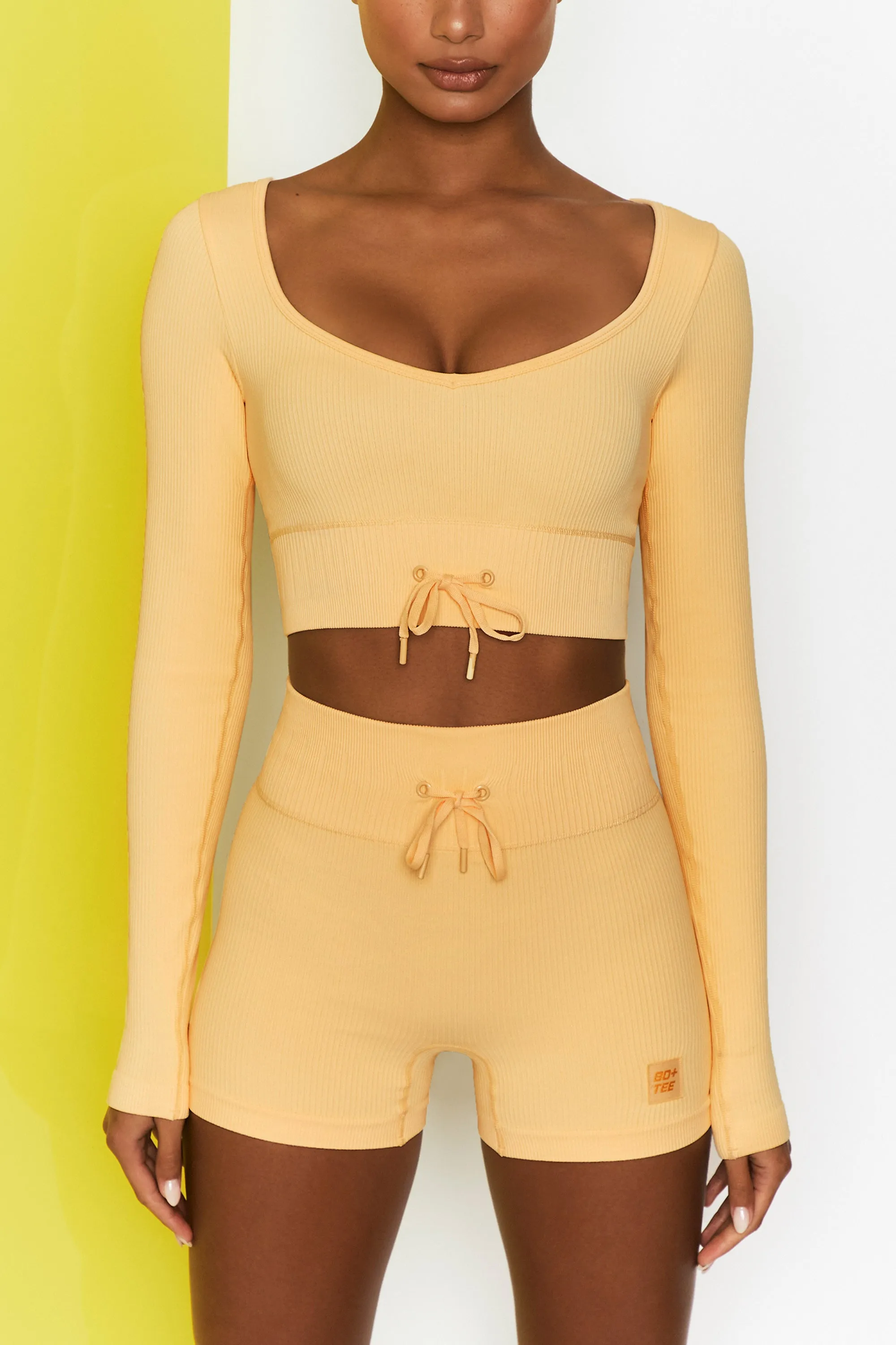 Time Check - Crop Top in Yellow sold by Bo + Tee product image thumbnail 5