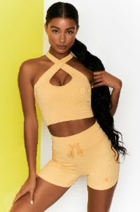 Adapt - Crop Top in Yellow sold by Bo + Tee