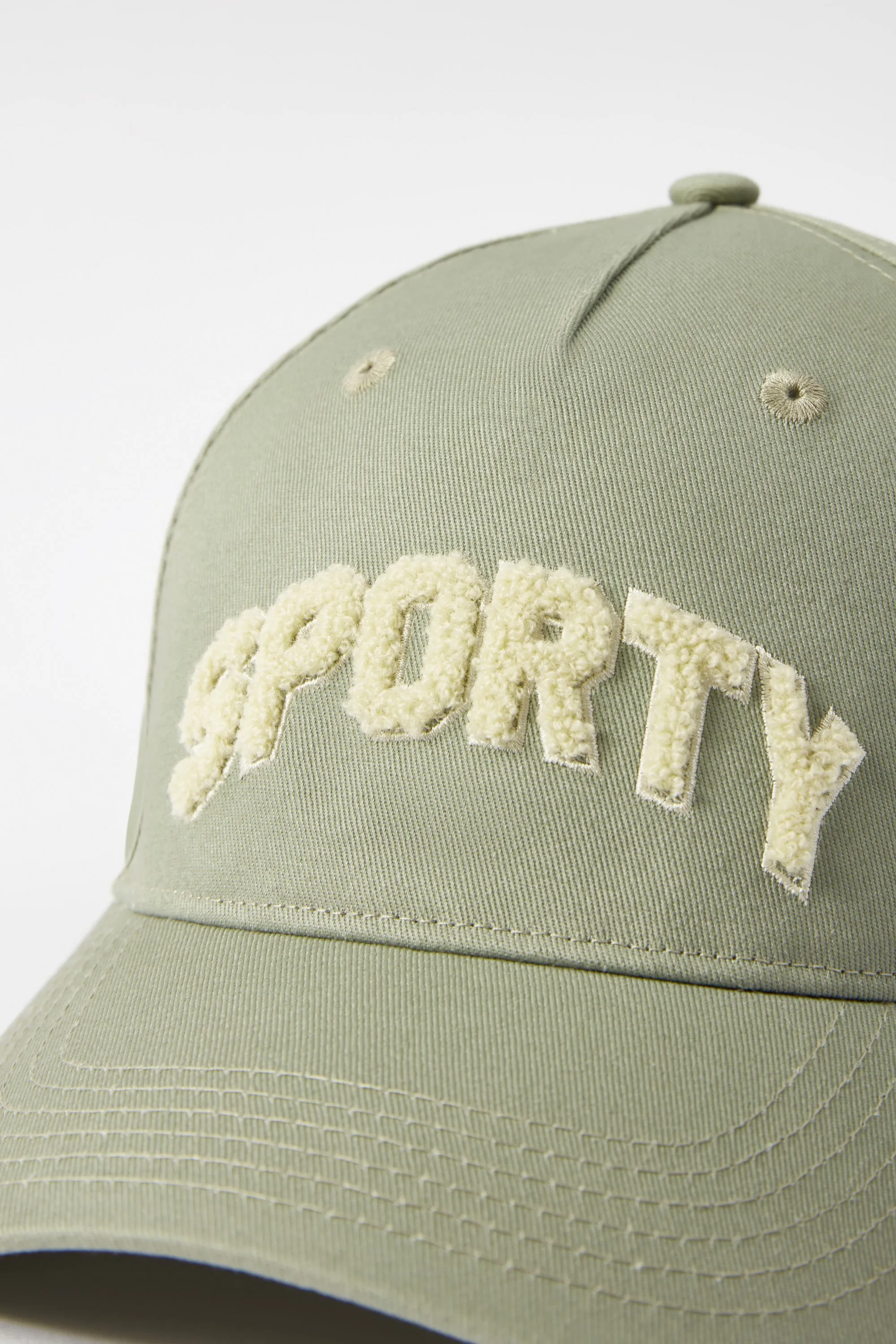 Appliqué Baseball Cap in Mineral sold by Bo + Tee product image thumbnail 4