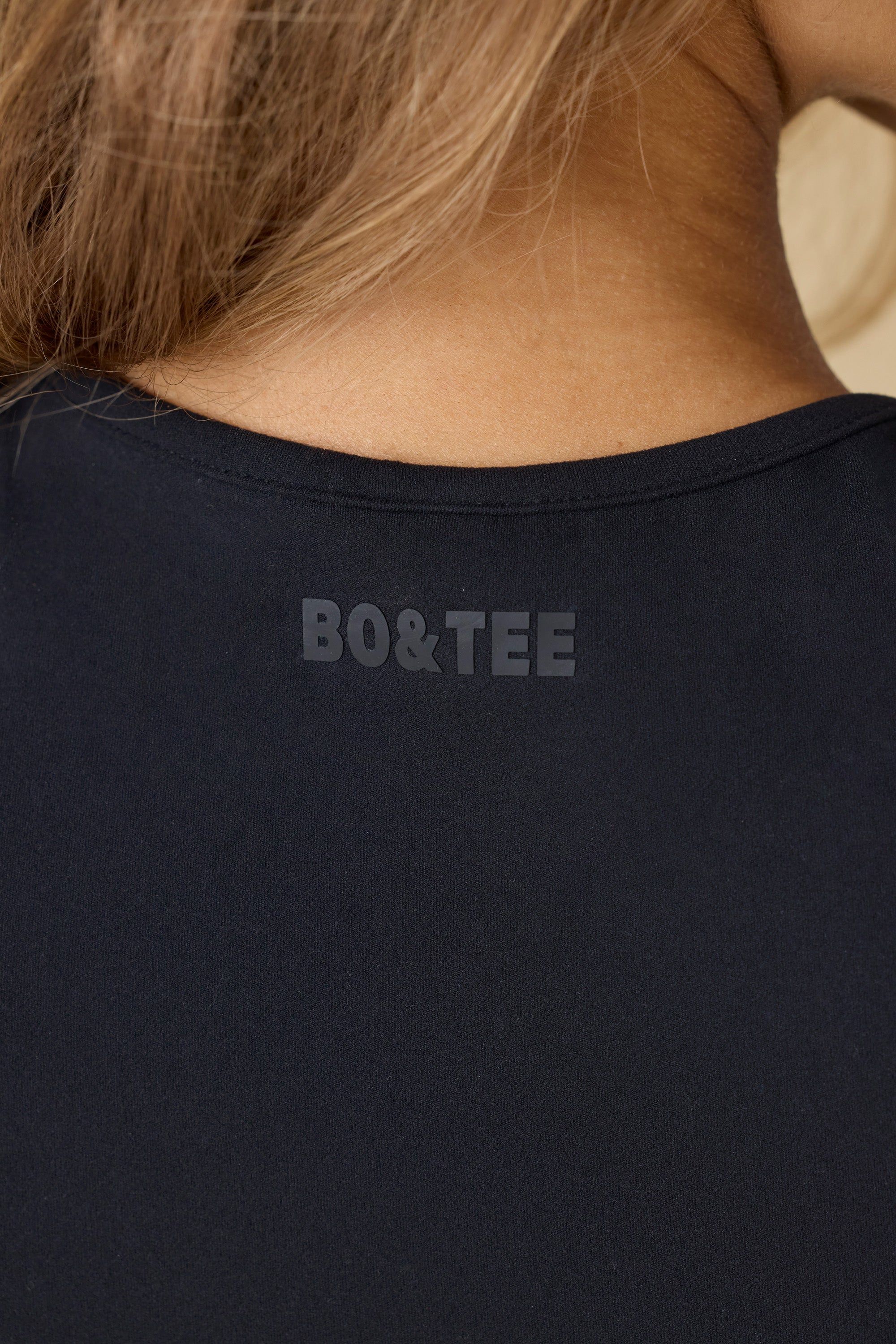 Gentle - Soft Active Short Sleeve Tee in Black sold by Bo + Tee product image thumbnail 4