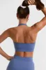 Deuce - Halterneck Crop Top in Slate Blue sold by Bo + Tee