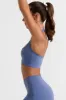 Deuce - Halterneck Crop Top in Slate Blue sold by Bo + Tee