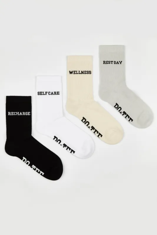 Rest Day - Branded Training Socks Multipack in Multi sold by Bo + Tee