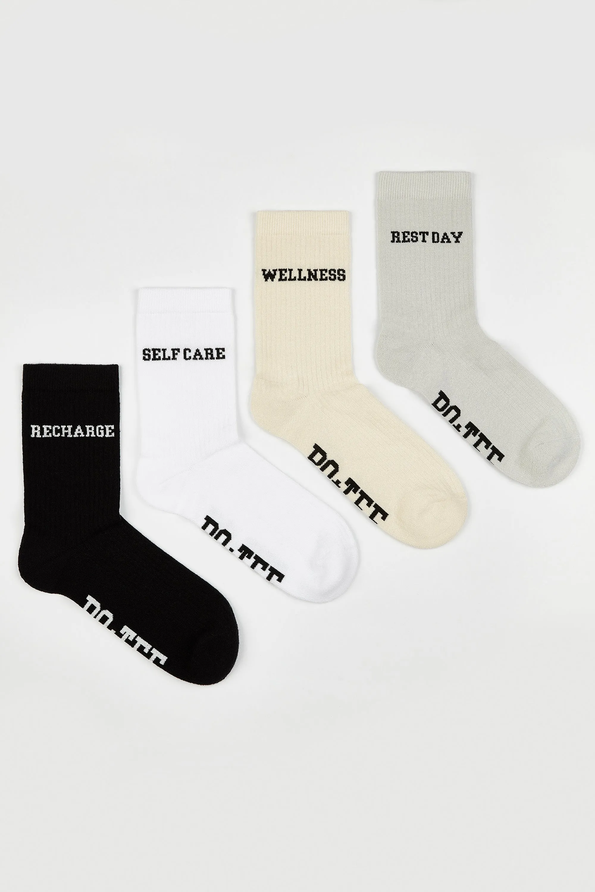 Rest Day - Branded Training Socks Multipack in Multi sold by Bo + Tee