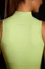 Progression - Super Sculpt Seamless High Neck Crop Top in Key Lime sold by Bo + Tee