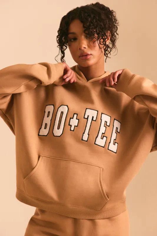 Off Duty - Oversized Hoodie in Chestnut Brown sold by Bo + Tee