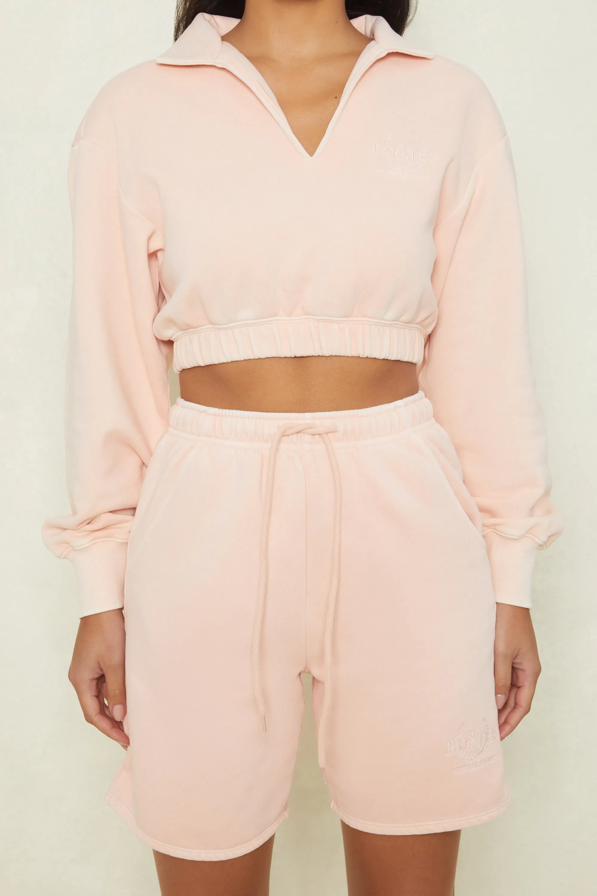 Runner Up - Sweatshirt in Blush sold by Bo + Tee