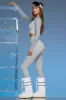 Super Sculpt Base Layer Leggings in Light Grey sold by Bo + Tee