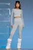 Super Sculpt Base Layer Leggings in Light Grey sold by Bo + Tee