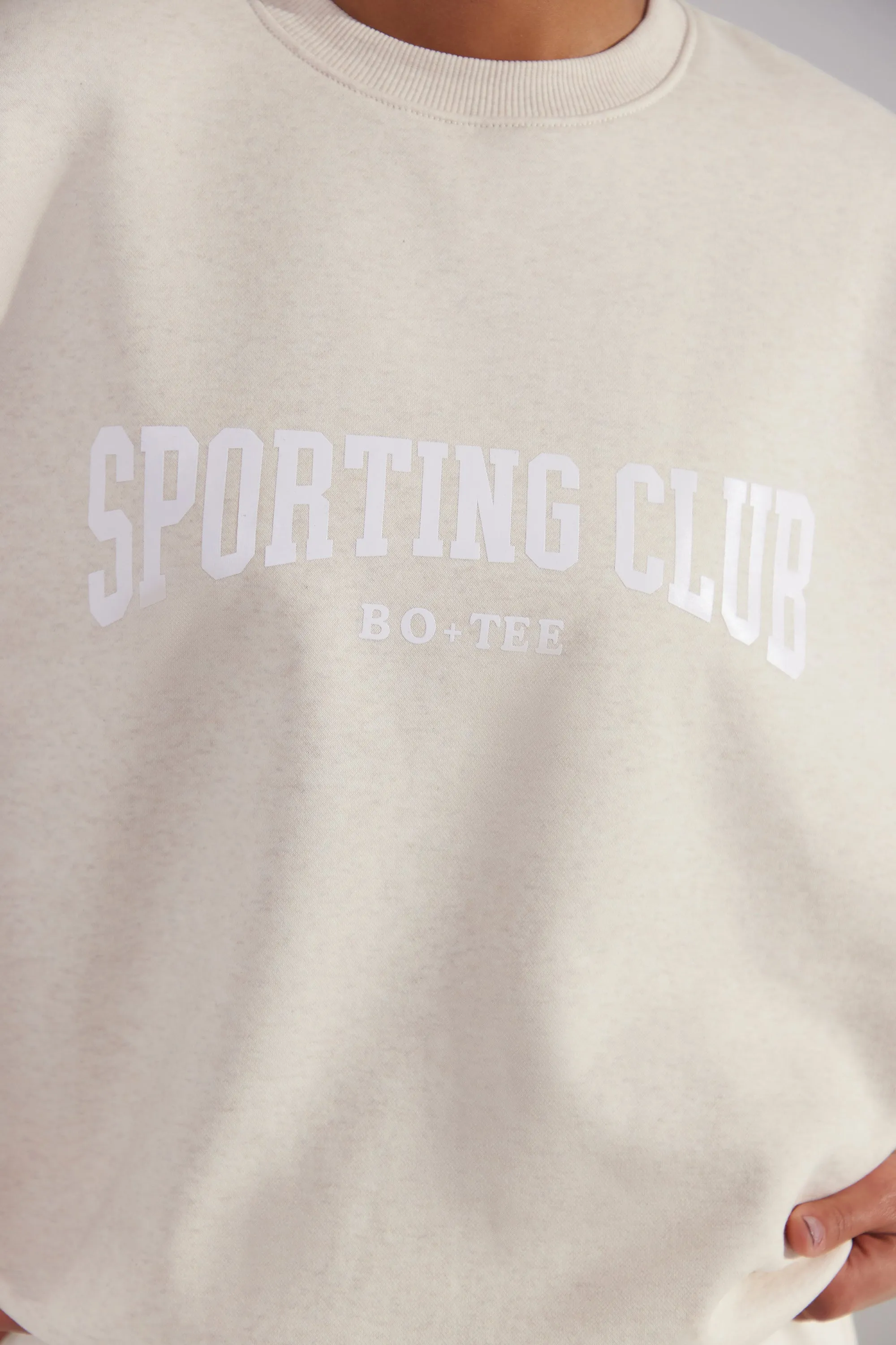 Origin - Oversized Sweatshirt in Heather Oat sold by Bo + Tee product image thumbnail 4