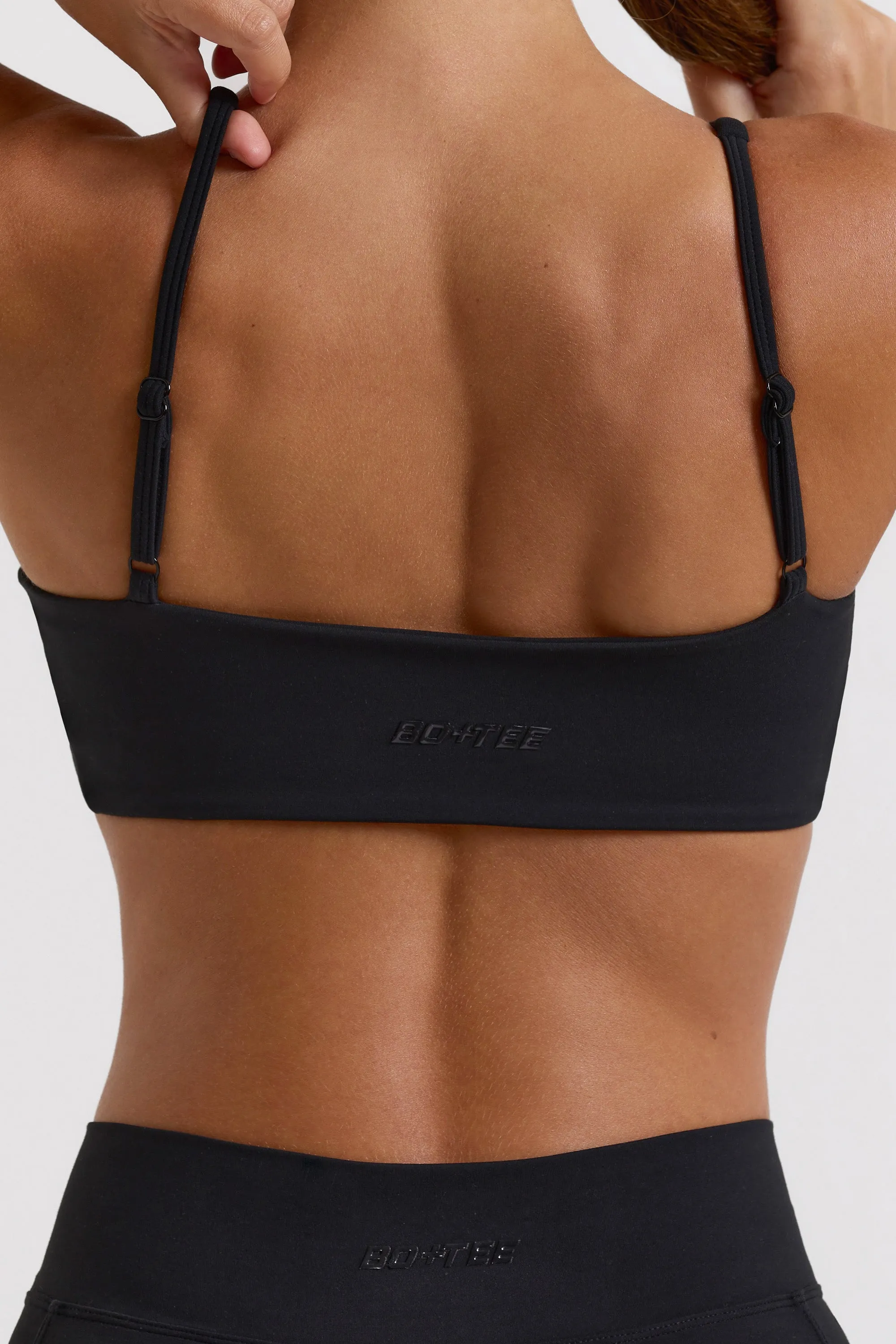 Twist Bust Sports Bra in Black sold by Bo + Tee product image thumbnail 4