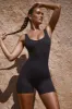 Ultra - Wide Strap Unitard in Black sold by Bo + Tee