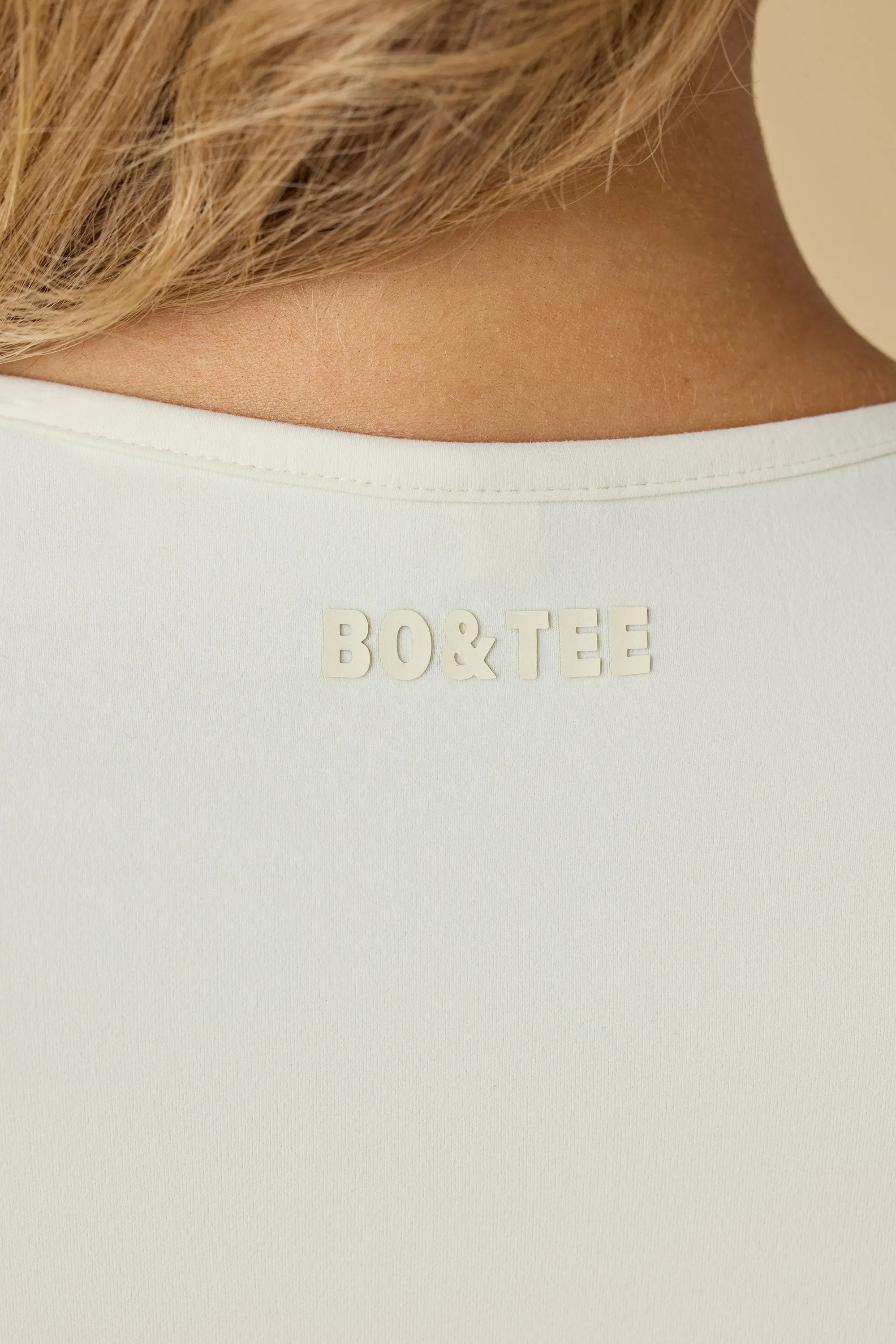 Second Skin - Soft Active Long Sleeve Top in Bone sold by Bo + Tee product image thumbnail 4