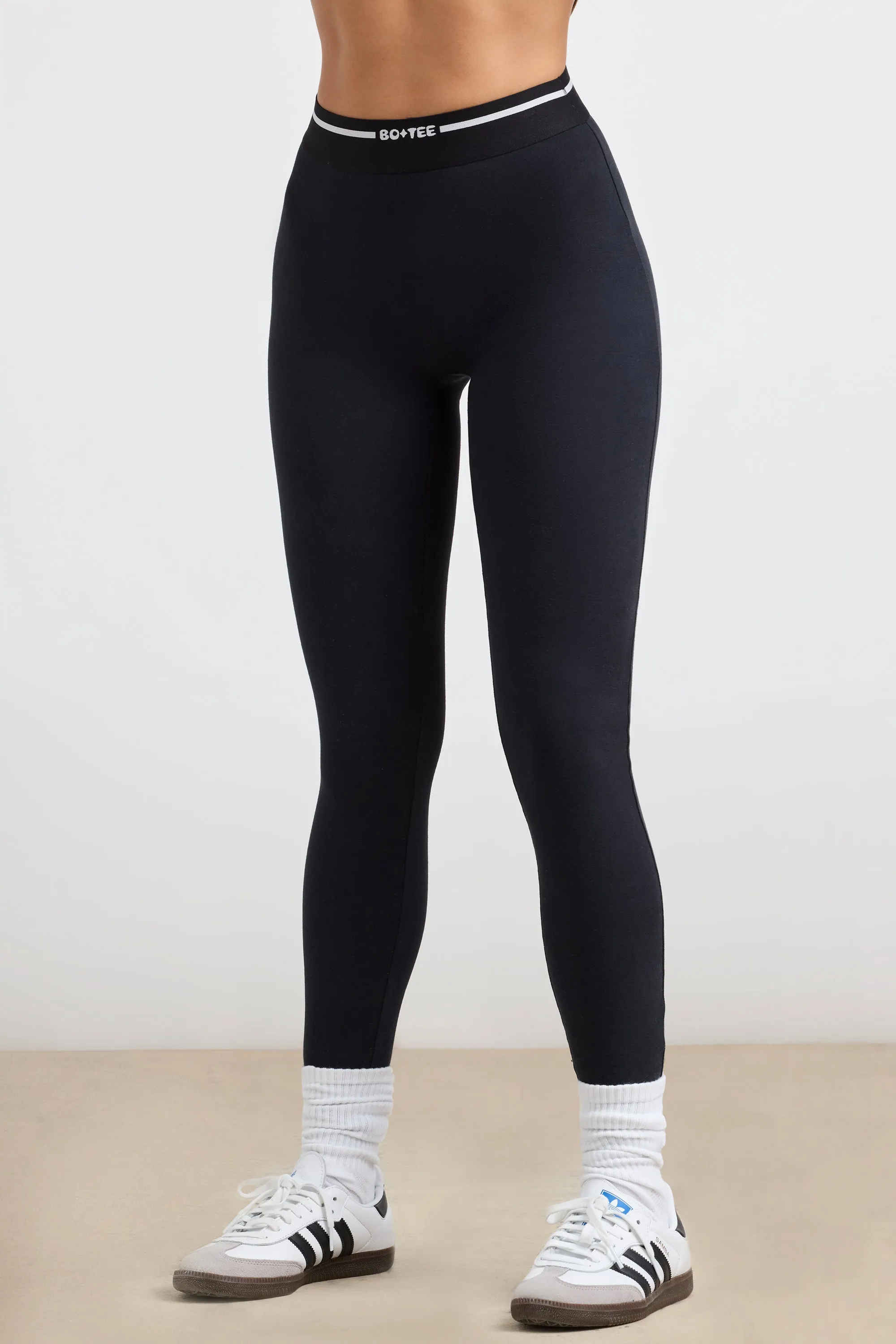 Necessity - High-Waist Leggings in Black sold by Bo + Tee product image thumbnail 4