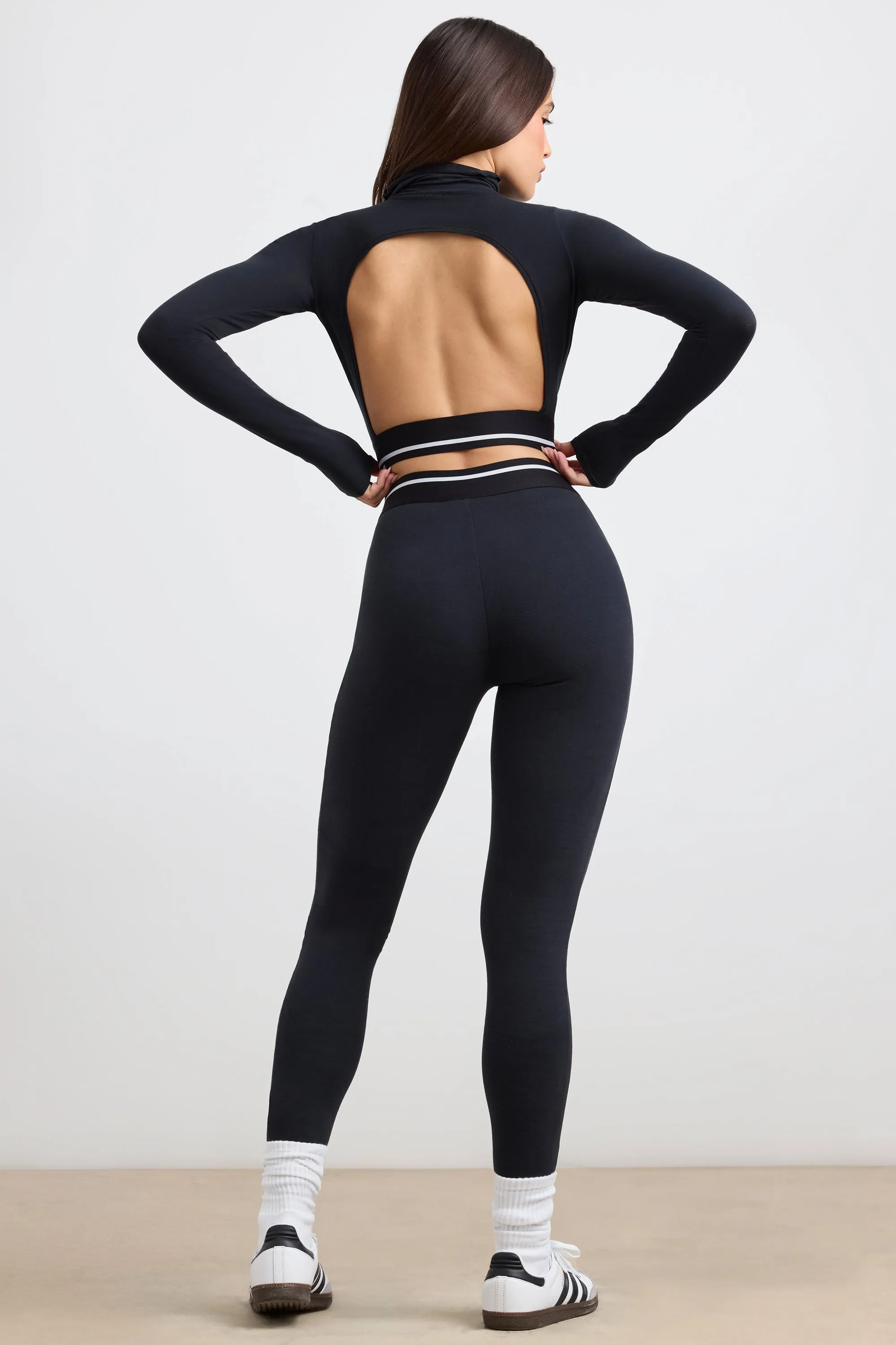 Necessity - High-Waist Leggings in Black sold by Bo + Tee product image thumbnail 3