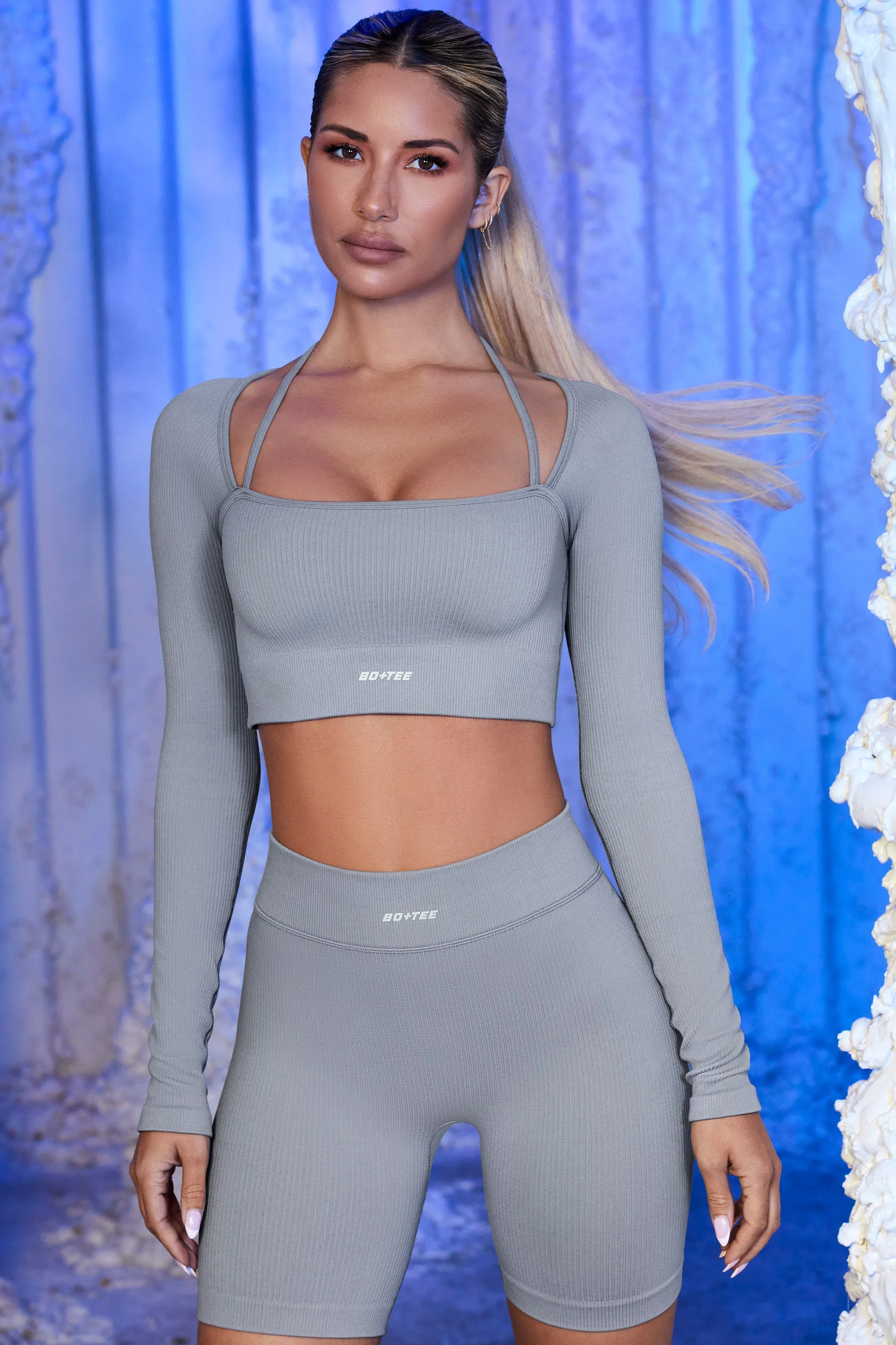 Après Ski - Crop Top - Grey sold by Bo + Tee product image thumbnail 4