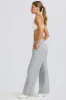 Tall Mid-Rise Straight-Leg Joggers in Grey Marl sold by Bo + Tee
