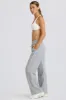 Tall Mid-Rise Straight-Leg Joggers in Grey Marl sold by Bo + Tee