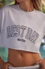 Rest Day - Short Sleeve Cropped T-Shirt in Heather Grey sold by Bo + Tee
