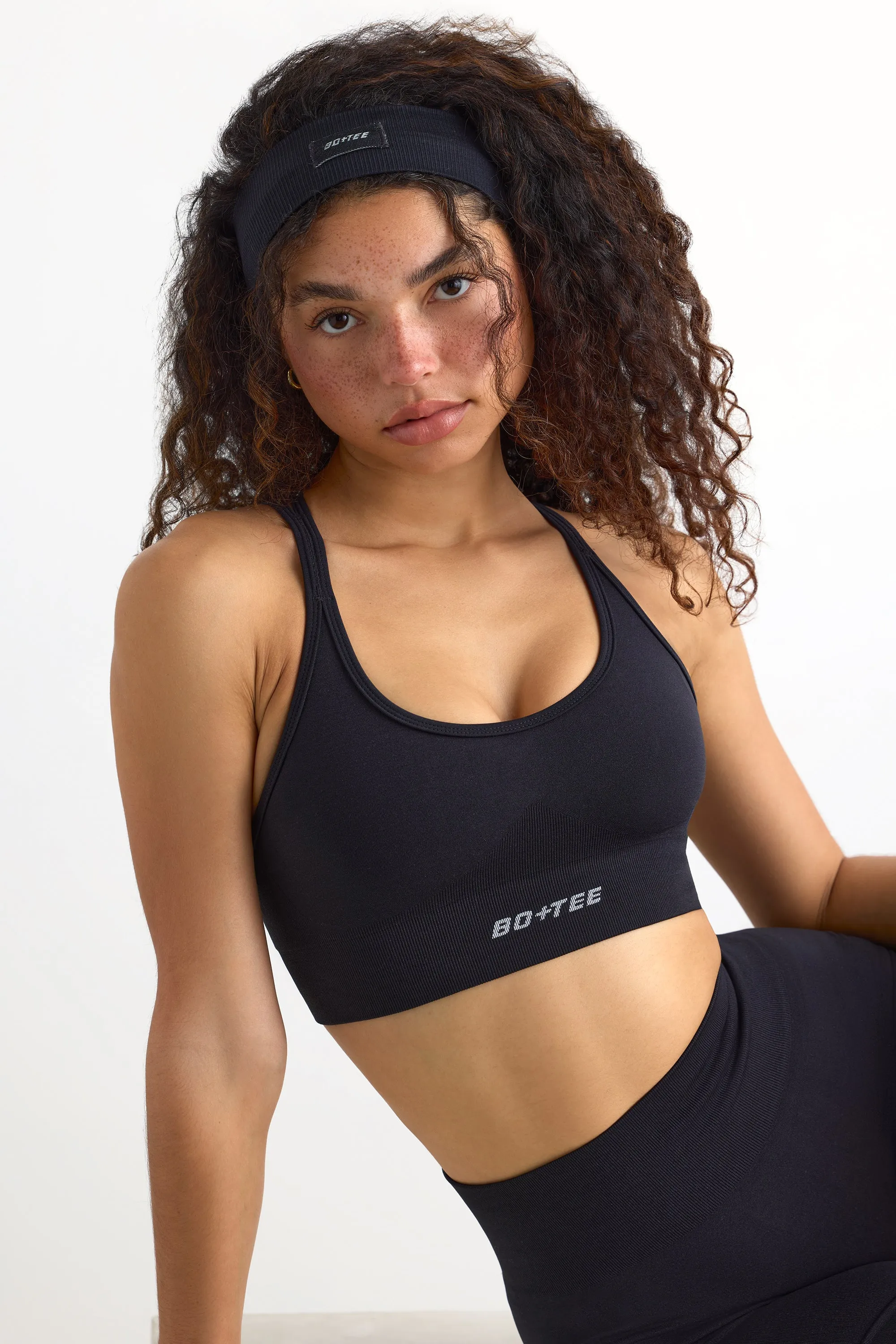 Define Luxe Ribbed Headband in Black sold by Bo + Tee product image thumbnail 2