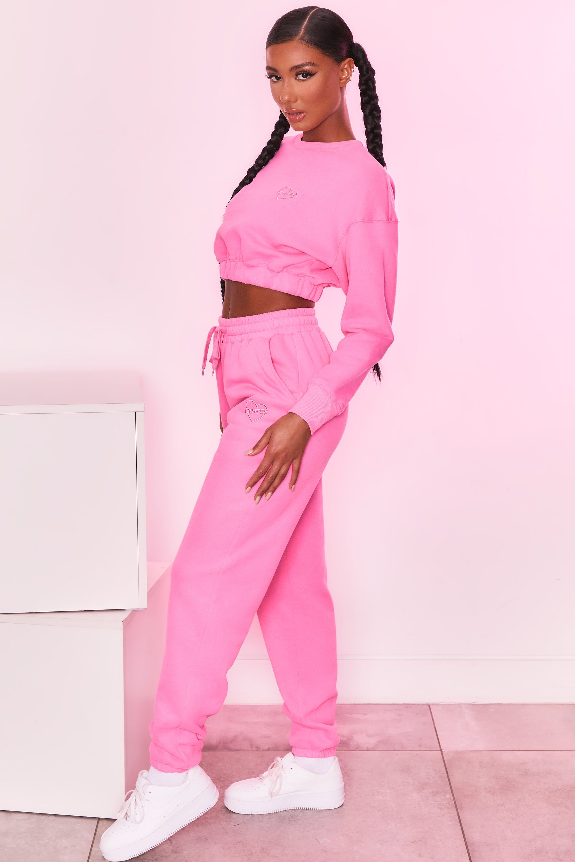 Take Care - Joggers in Candy Pink sold by Bo + Tee product image thumbnail 2