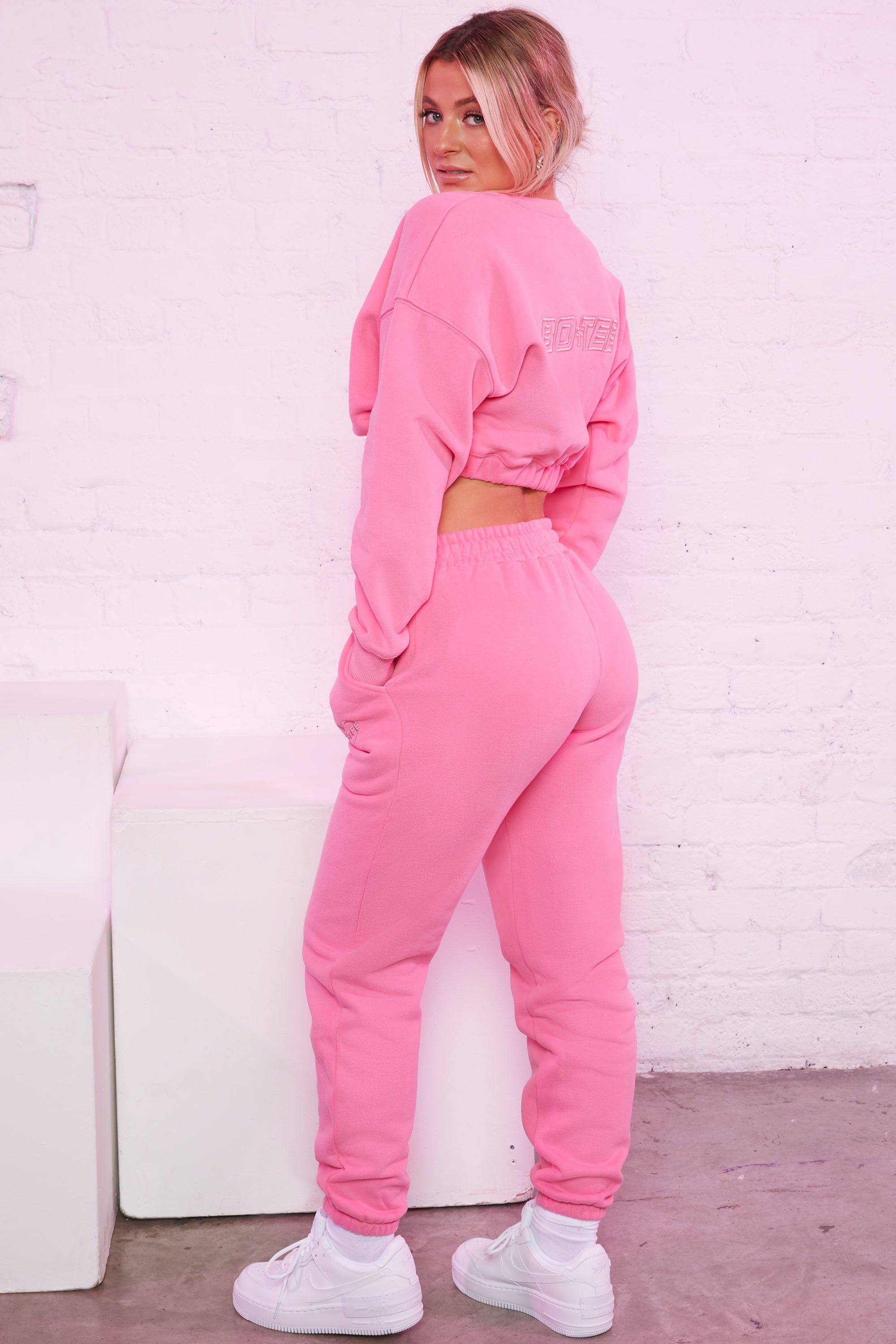 Take Care - Joggers in Candy Pink sold by Bo + Tee product image thumbnail 3