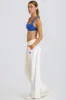 Petite Mid-Rise Straight-Leg Joggers in White sold by Bo + Tee