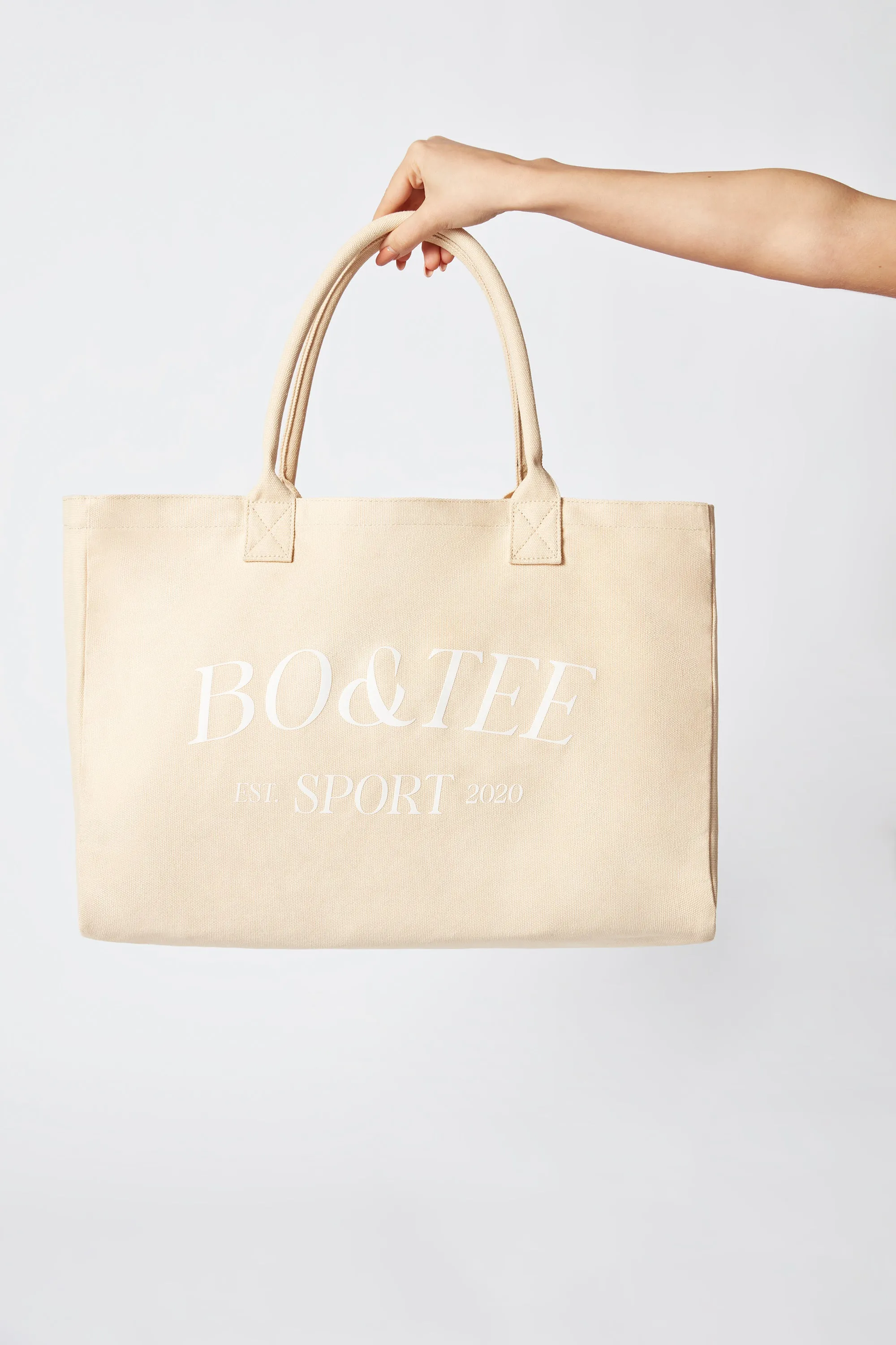 Sport - Large Canvas Tote Bag in Beige sold by Bo + Tee product image thumbnail 2