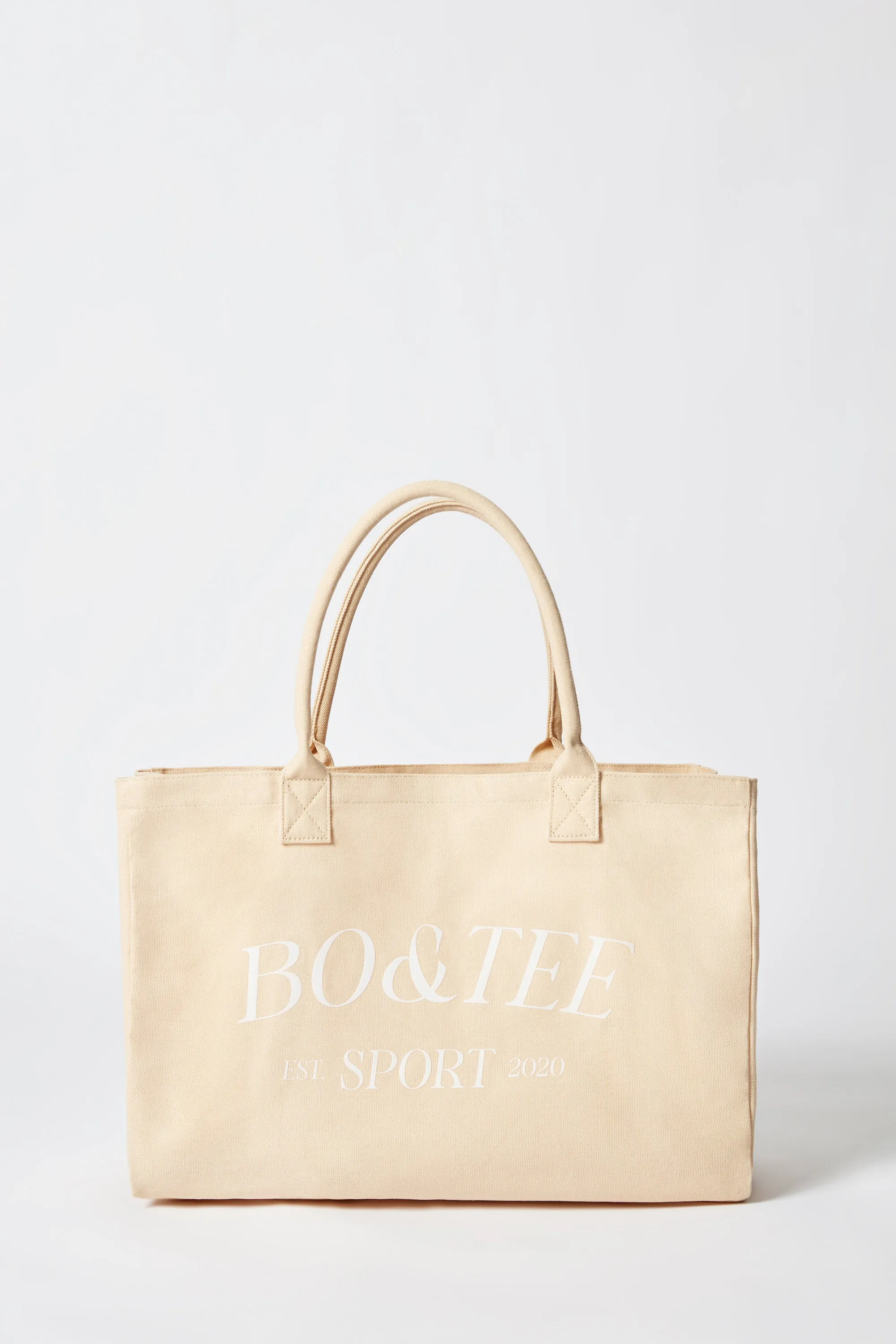 Sport - Large Canvas Tote Bag in Beige sold by Bo + Tee