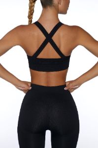 Purpose - Sports Bra in Black sold by Bo + Tee
