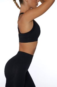Purpose - Sports Bra in Black sold by Bo + Tee