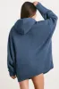 Boyfriend - Oversized Chunky Knit Hoodie in Washed Navy sold by Bo + Tee