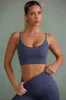 Determination - Super Sculpt Scoop Neck Sports Bra in Steel Blue sold by Bo + Tee