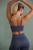 Determination - Super Sculpt Scoop Neck Sports Bra in Steel Blue sold by Bo + Tee
