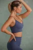 Determination - Super Sculpt Scoop Neck Sports Bra in Steel Blue sold by Bo + Tee