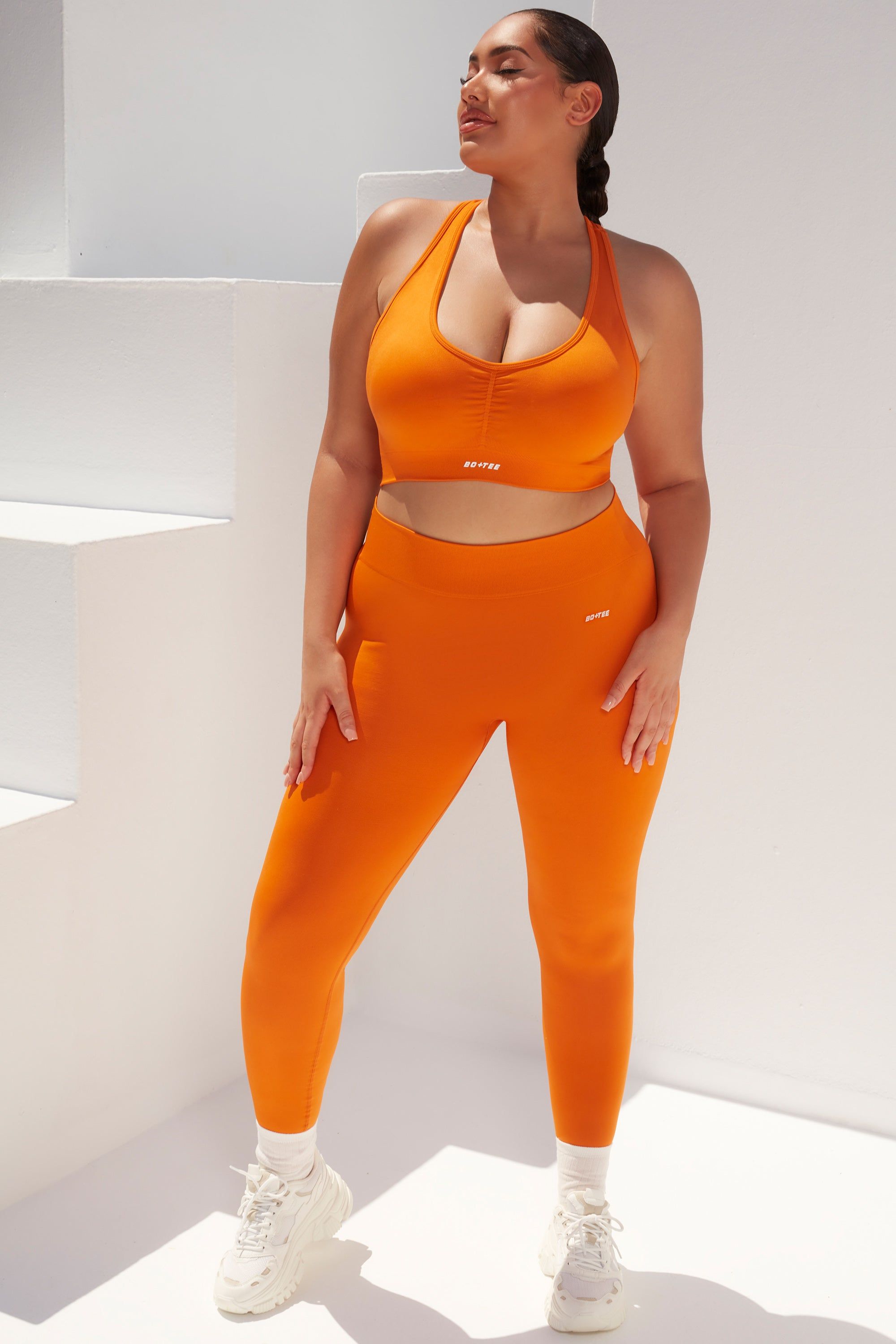 Surge - Leggings in Deep Orange sold by Bo + Tee product image thumbnail 5