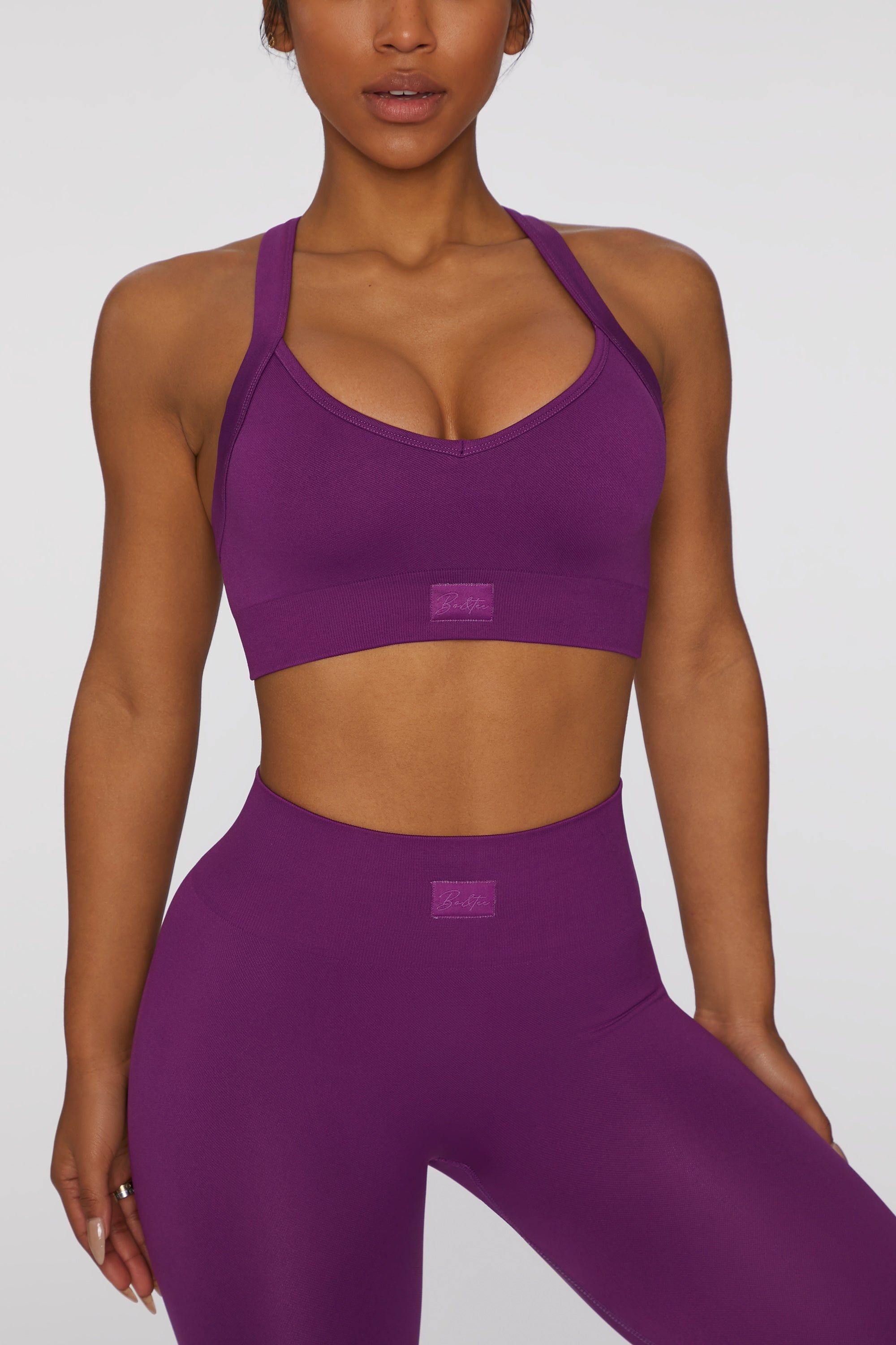 Purpose - Sports Bra - Dark Purple sold by Bo + Tee product image thumbnail 2