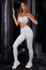 In Control - High Waist Ribbed Leggings in Grey sold by Bo + Tee