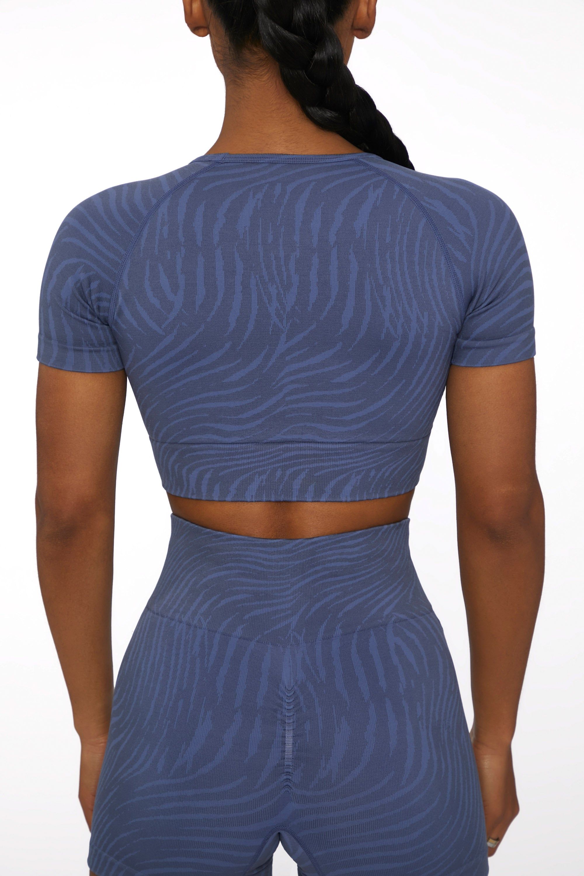 Instinct - Crop Top - Indigo sold by Bo + Tee product image thumbnail 3