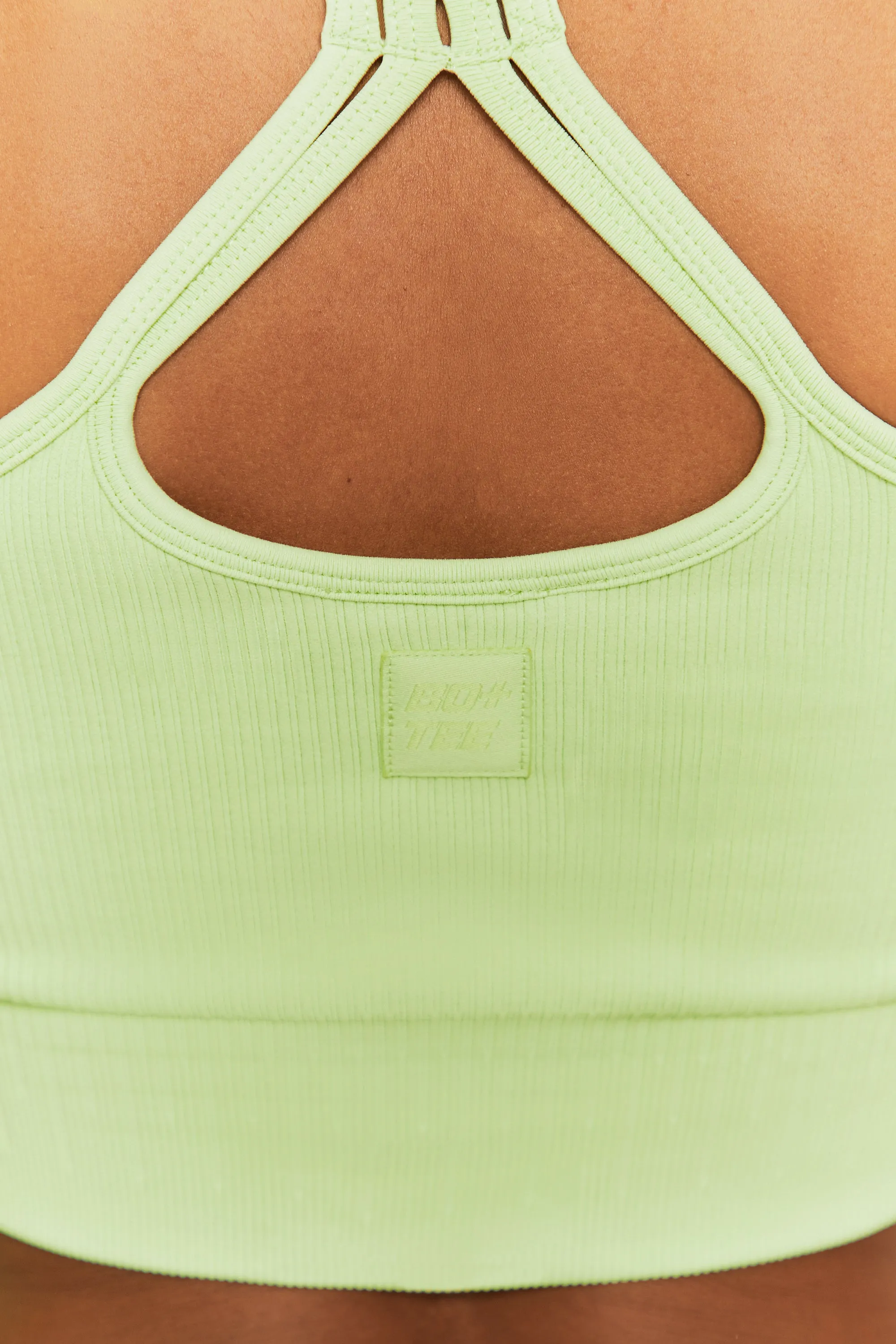 Feel Your Power - Crop Top in Lime sold by Bo + Tee product image thumbnail 4