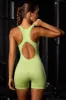 Performance - Super Sculpt Open Back Unitard in Key Lime sold by Bo + Tee
