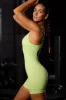 Performance - Super Sculpt Open Back Unitard in Key Lime sold by Bo + Tee