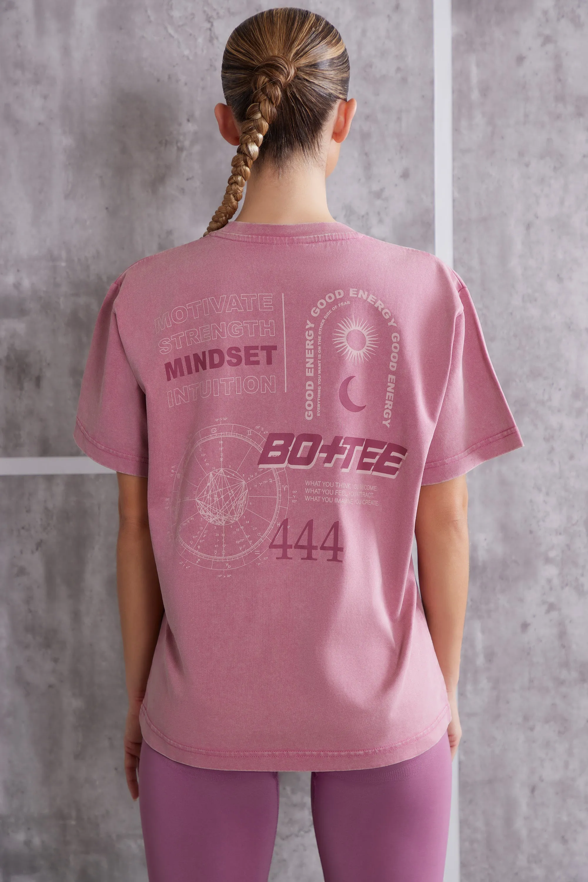 Unwind - Oversized T-Shirt in Rose sold by Bo + Tee product image thumbnail 5