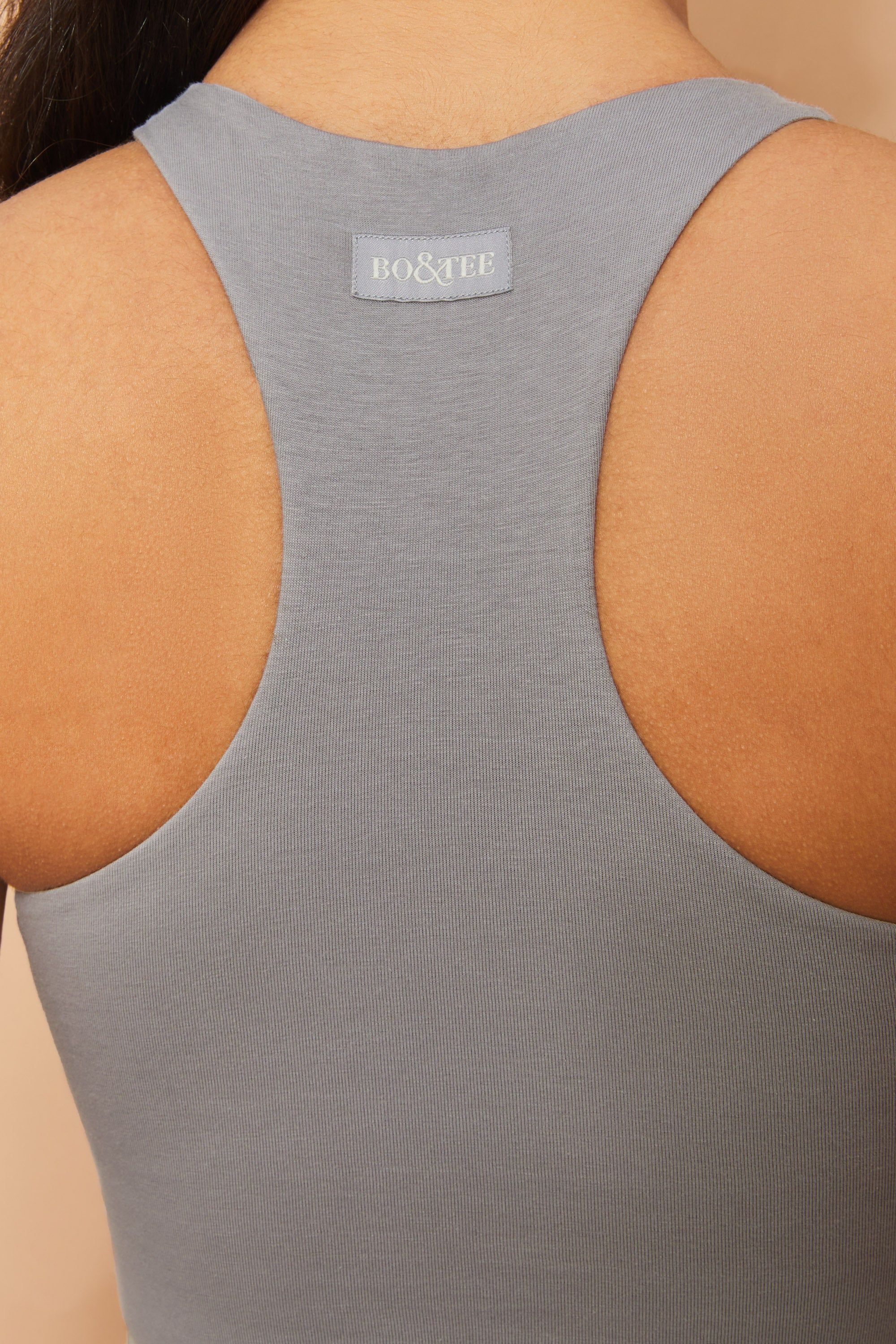Aligned - Bodysuit in Grey sold by Bo + Tee product image thumbnail 4