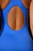 Performance - Super Sculpt Open Back Unitard in Electric Blue sold by Bo + Tee